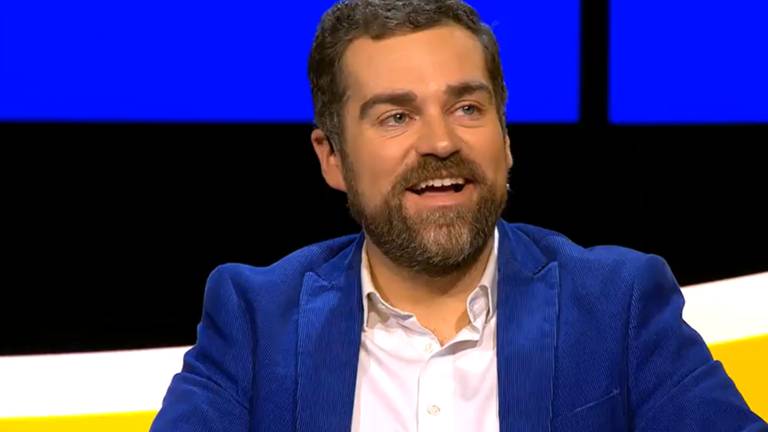 In januari 2017 won Klaas Dijkhoff de tv-quiz. Foto: KRO-NCRV.