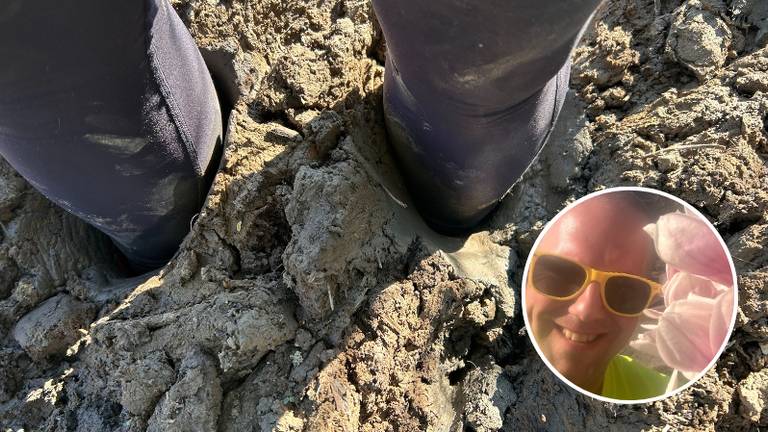 Mitchell na uurtje bevrijd uit drijfzand, vrienden dachten aan 1-aprilgrap