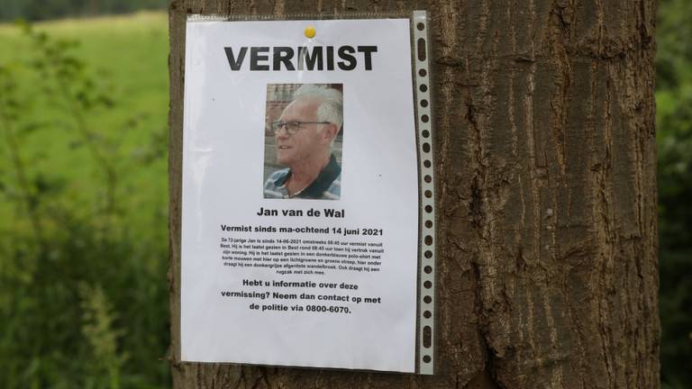 Jan van de Wal (72) wordt al sinds maandagochtend vermist (foto: Sander van Gils/SQ Vision).