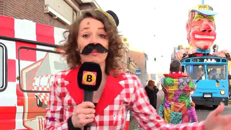 Hannelore op pad met 't Brabants Buske tijdens carnaval