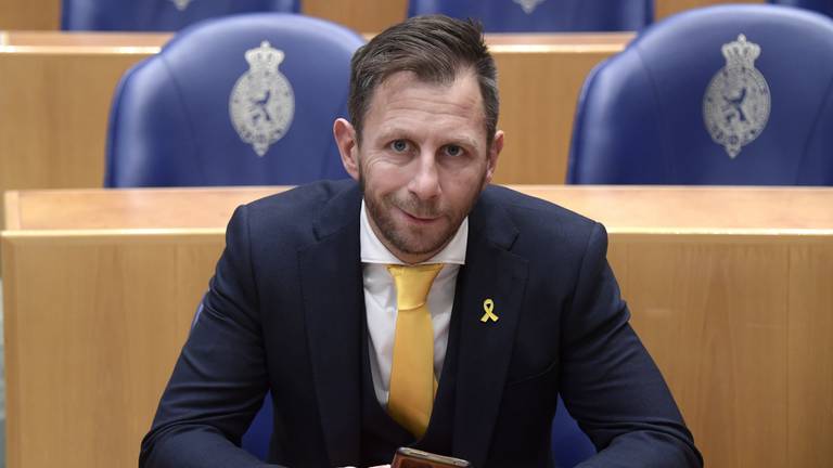 Maikel Boon in de Tweede Kamer (Foto: ANP).