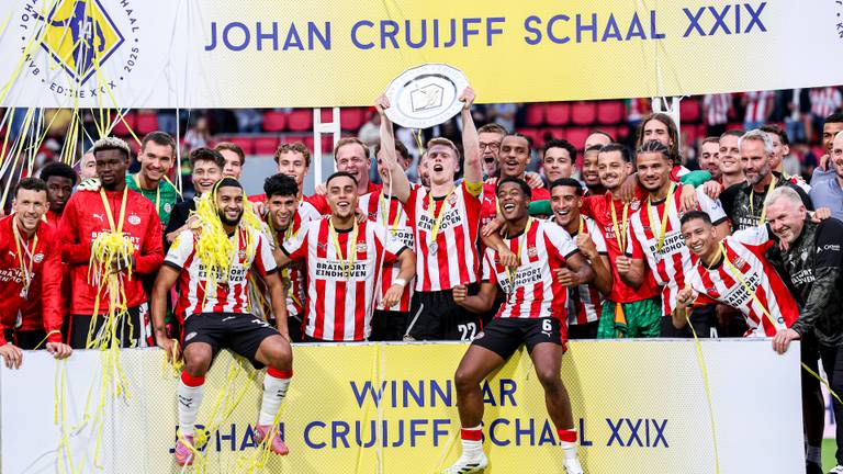 PSV wint de Johan Cruijff Schaal 2025 (foto: Orange Pictures).