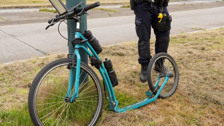 Aanrijding met step (Foto: Harrie Grijseels / Persbureau Heitink).