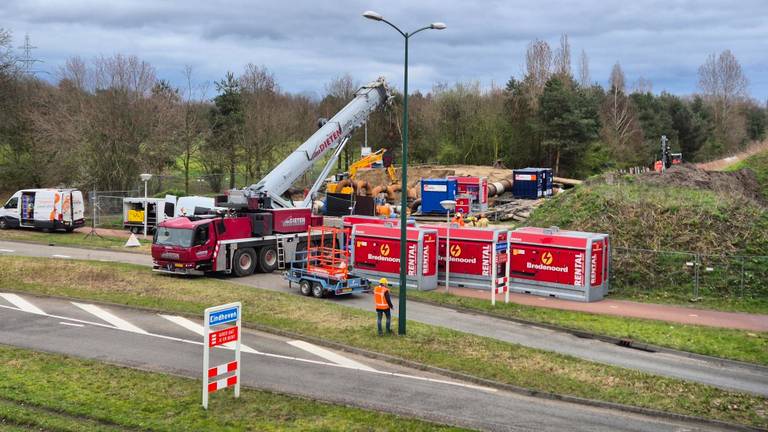 Brandweer over het gevaar van de kapotte gasleiding in Eindhoven