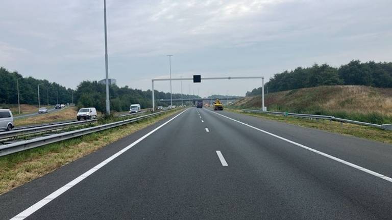 De A58 was een tijdje dicht bij Etten-Leur (foto: Rijkswaterstaat).