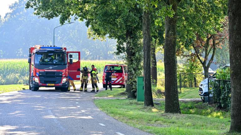 Het ging mis aan de Dorstseweg in Bavel (foto: Tom van der Put/SQ Vision).