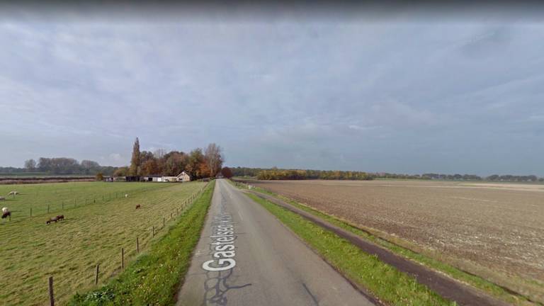 Een deel van de Gastelsedijk Zuid in Oud Gastel (foto: Google Streetview).