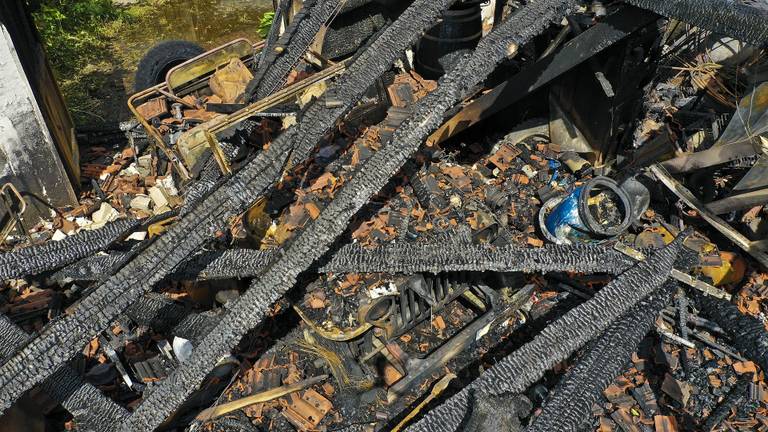 De Willy's Jeep uit 1943 ging ook verloren (foto: Rico Vogels/SQ Vision).