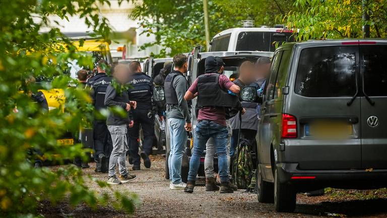 De politie-inzet was enorm (foto: SQ Vision Mediaprodukties).