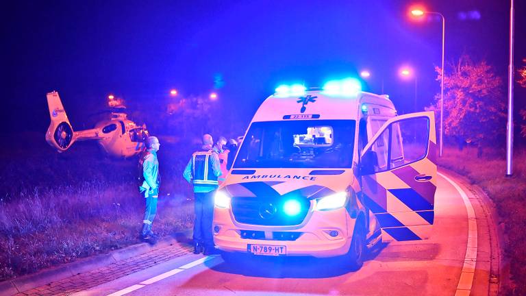 Scooterrijder zwaargewond na crash op nieuw ingerichte weg