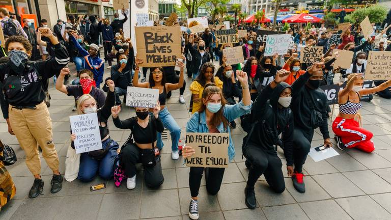 Woensdag werd in Rotterdam gedemonstreerd. (Foto: ANP)