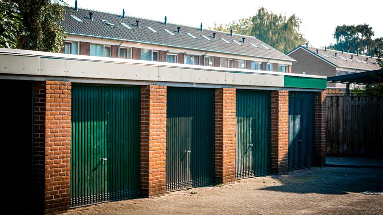 De garagebox waar de mannen trainden (Foto: ANP).