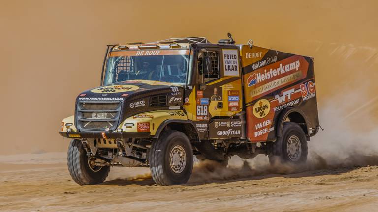 Anja van Loon deed vorig jaar in een truck mee aan de Dutch Dakar (foto: ANP/Gerard Laurenssen).