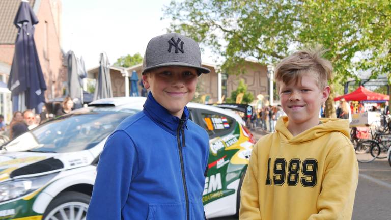 Jens Helsloot en en Guus Berkers bij een eerdere ELE Rally.