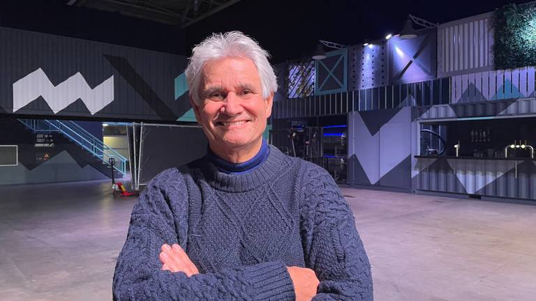 Hugo van Rooij in het beursgebouw (Foto: Imke van de Laar)