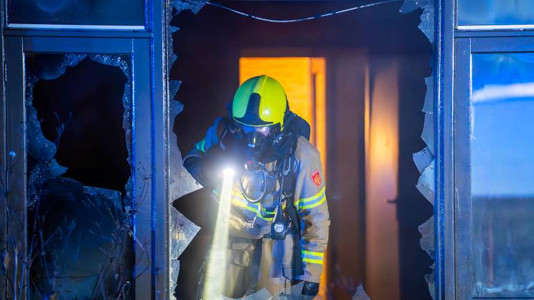 Brand in appartementencomplex in Oss