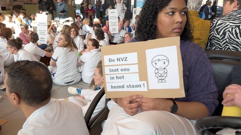 Ziekenhuispersoneel voert weer actie: 'Want het gaat echt niet meer'