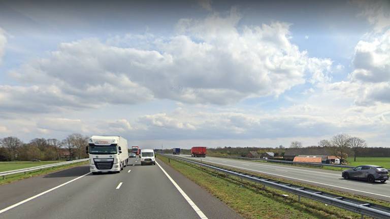 De A67 bij Liessel (afbeelding: Google Streetview).