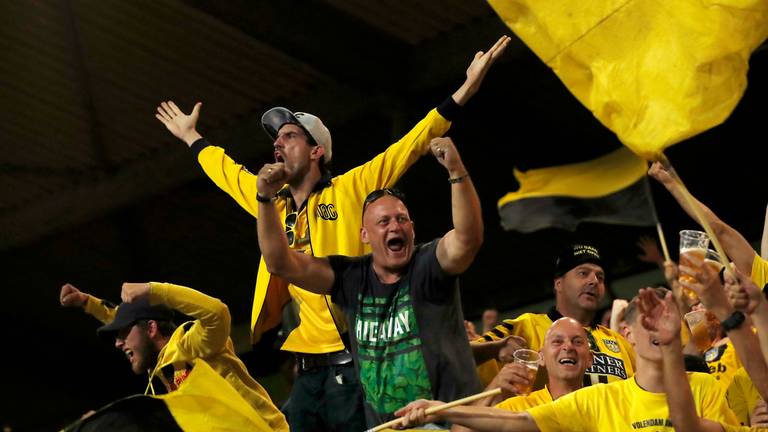 Supporters van NAC Breda (foto: ANP 2019/Maurice van Steen).