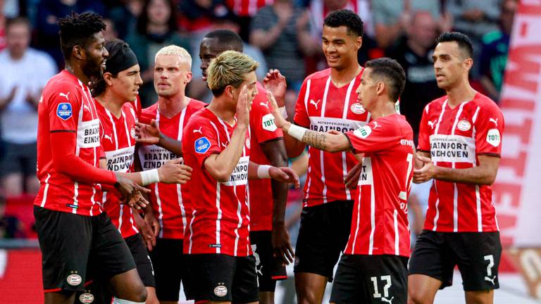 PSV-spelers (Foto: ANP)