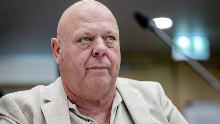 Peter Gillis in de rechtbank Haarlem tijdens de zaak tegen de koper van zijn parken (foto: Remko de Waal/ANP).