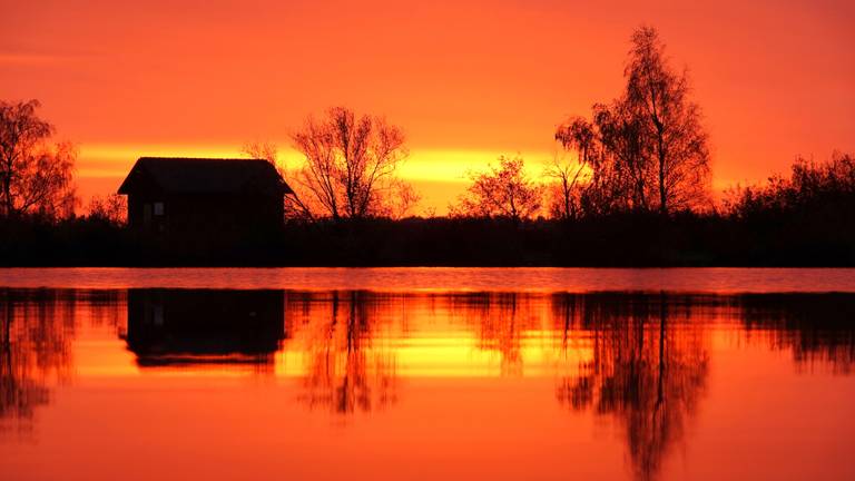 In Budel was de wereld even oranje (foto: Ben Saanen).