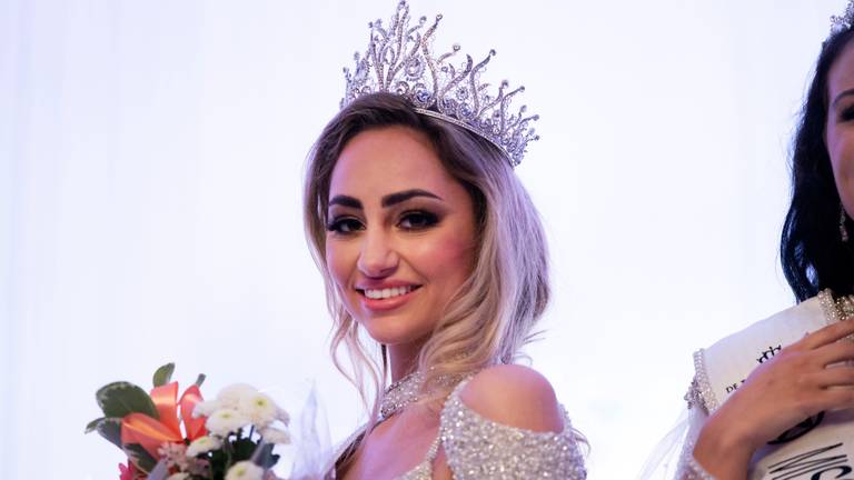 Dilay Willemstein werd in juli gekroond tot Miss World Nederland (foto: ANP)