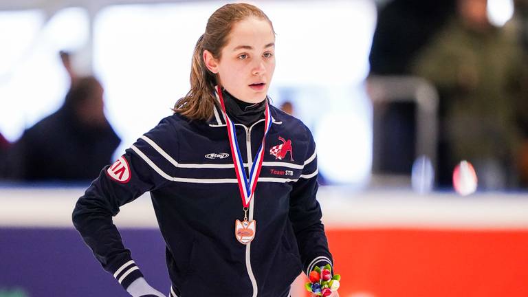 Shorttrackster Bibi Arts uit Uden. (Foto: Andre Weening/Orange Pictures)