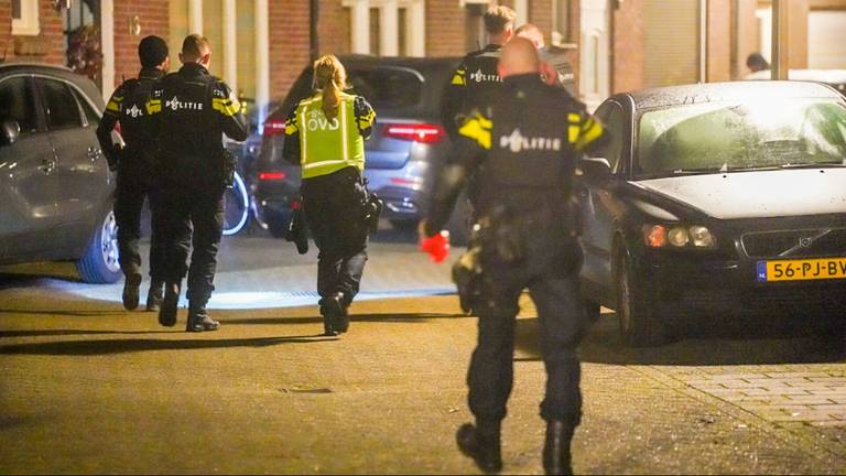 De politie in actie na de schietpartij in Eindhoven (foto: Dave Hendriks/SQ Vision).