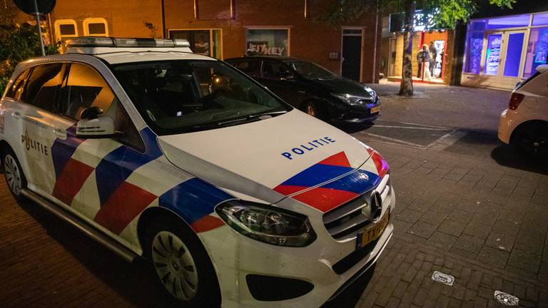 Na de overval deed de politie onderzoek (foto: Christian Traets/SQ Vision).