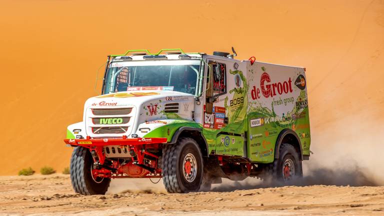 William de Groot in zijn racetruck (foto: ANP/Gerard Laurenssen)