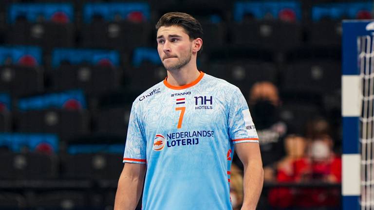 Robin Schoenaker in het shirt van Oranje. (Foto: Henk Seppen/Orange Pictures)