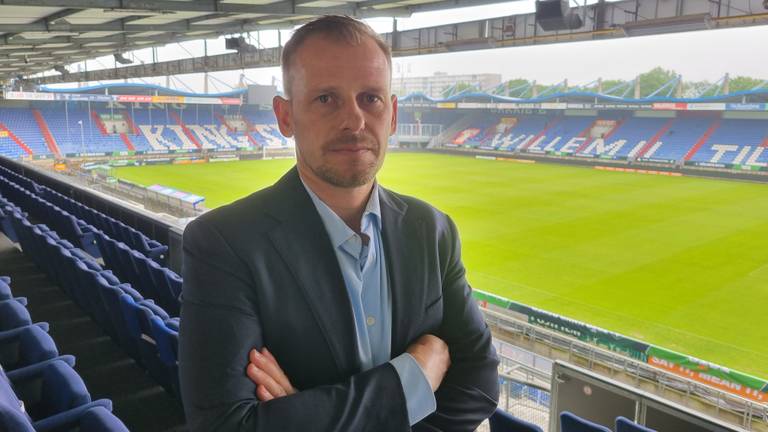 Tom Caluwé in het Koning Willem II Stadion (foto: Leon Voskamp).