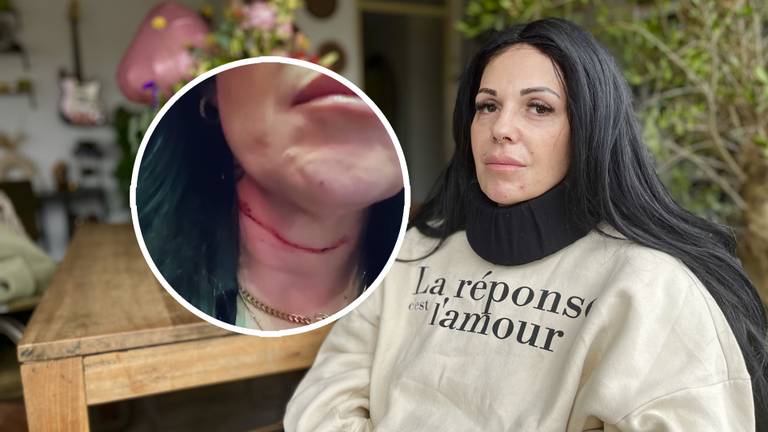 Man zet mes op keel van Anita, maar ze slaat hem weg met een thermosfles