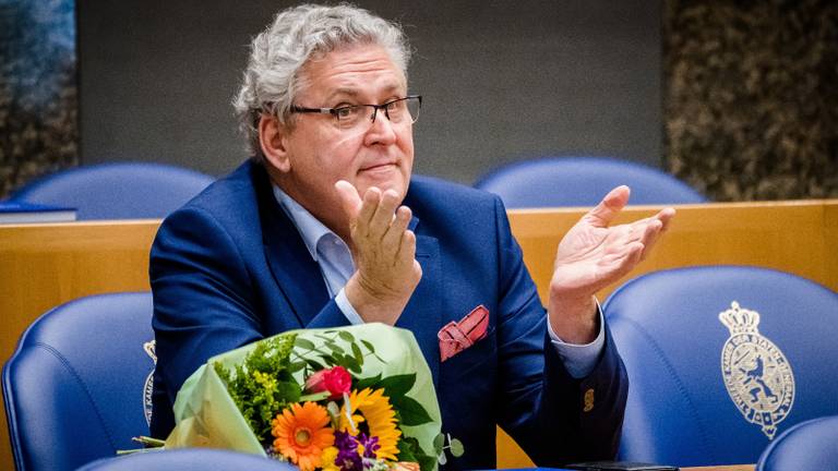 Henk Krol bij zijn afscheid van de Tweede Kamer in 2021 (foto: ANP).