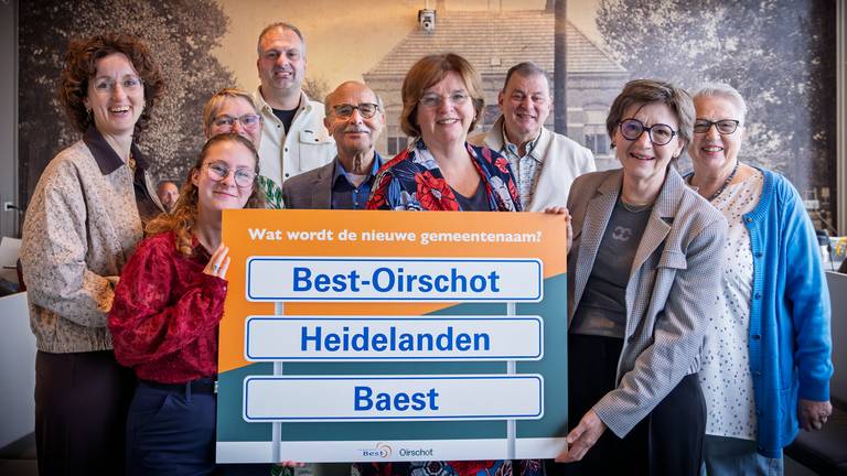 Dit zijn de drie mogelijke namen voor de nieuwe gemeente (foto: Gemeente Oirschot).