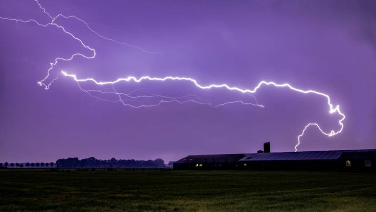 Onweer in Boekel (foto: Stef Tielemans)