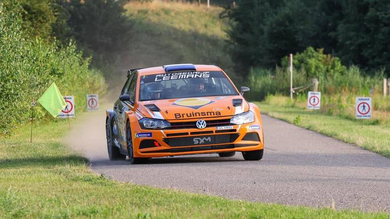 Roald Leemans tijdens de GTC Rally.