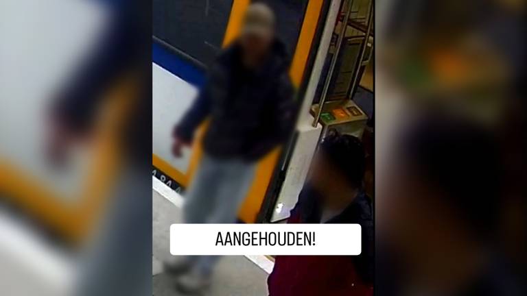 De aangehouden man (foto: politie Helmond / Facebook).
