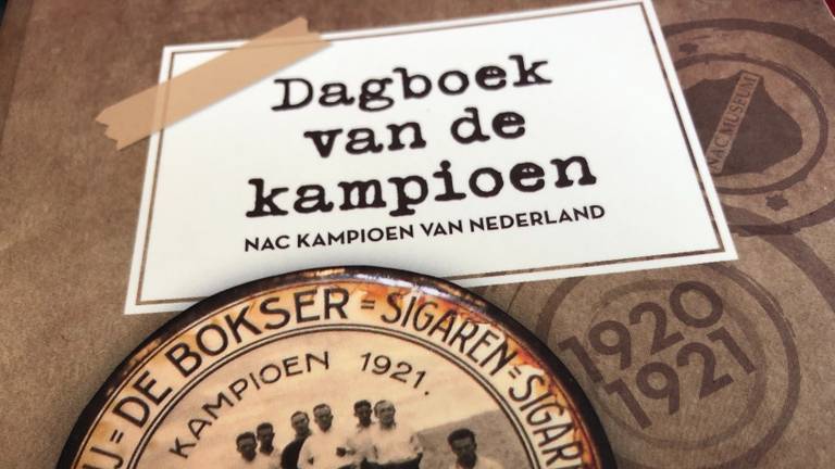 Het 'Dagboek van de kampioen', uitgave van het NAC Museum.