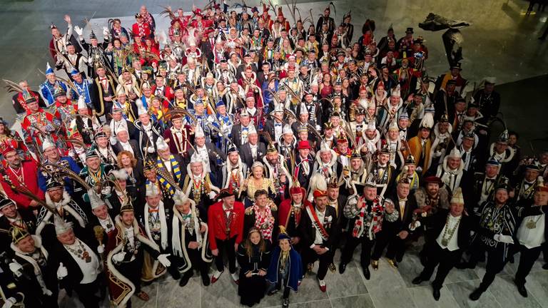 Alle prinsen van Brabant tijdens de jaarlijkse Sleuteldragersborrel. (Foto: Noël van Hooft)