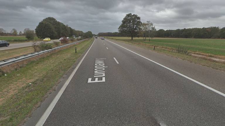 De Europaweg in Helmond (beeld: Google Streetview).