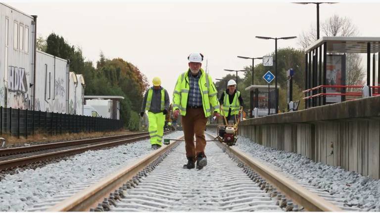 Dit weekend word er aan het spoor gewerkt en rijden er geen treinen (foto: ProRail).
