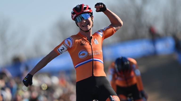 Marianne Vos weer wereldkampioen (foto: ANP).