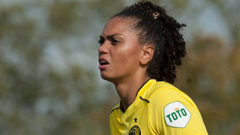 Jacintha Weimar, keepster van Feyenoord. (Foto: Danny Ploegaert / Orange Pictures)