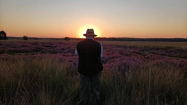 Frans Kapteijns is vaak op de Kampina te vinden (foto: Facebook).