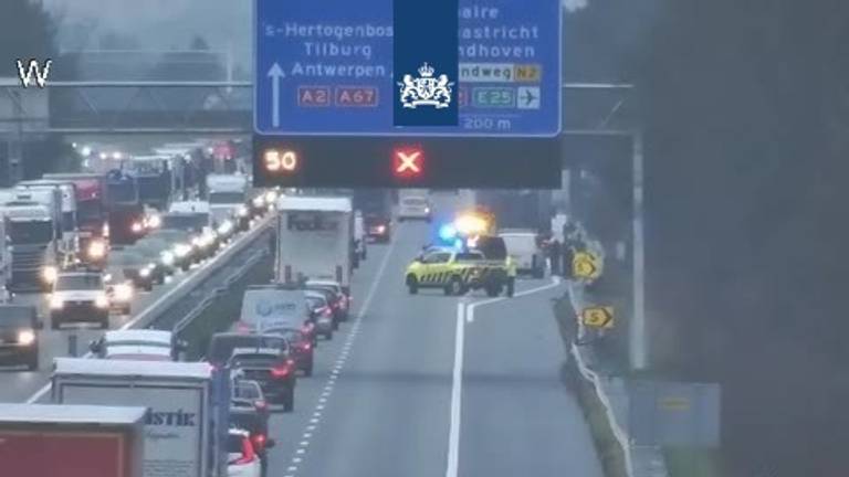 Foto: Twitter, Rijkswaterstaat Verkeersinformatie.