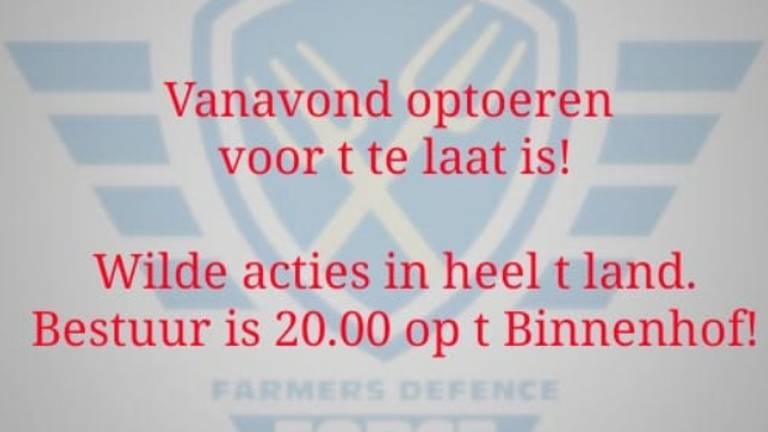 Dit plaatje is door FDF verspreid onder boeren.