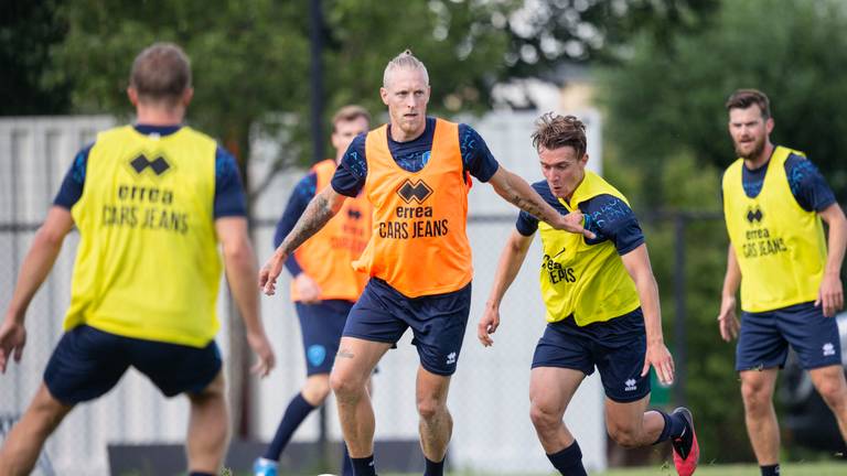 Lex Immers tijdens een training van ADO Den Haag. (Foto: ANP)