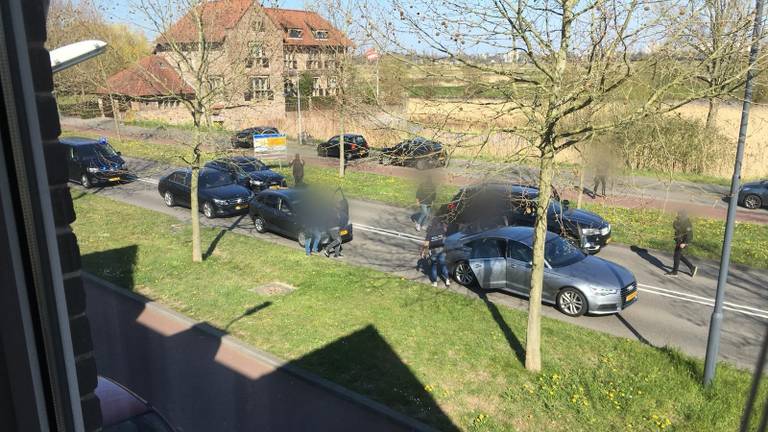 De tweede verdachte werd zondag aangehouden (lezersfoto).